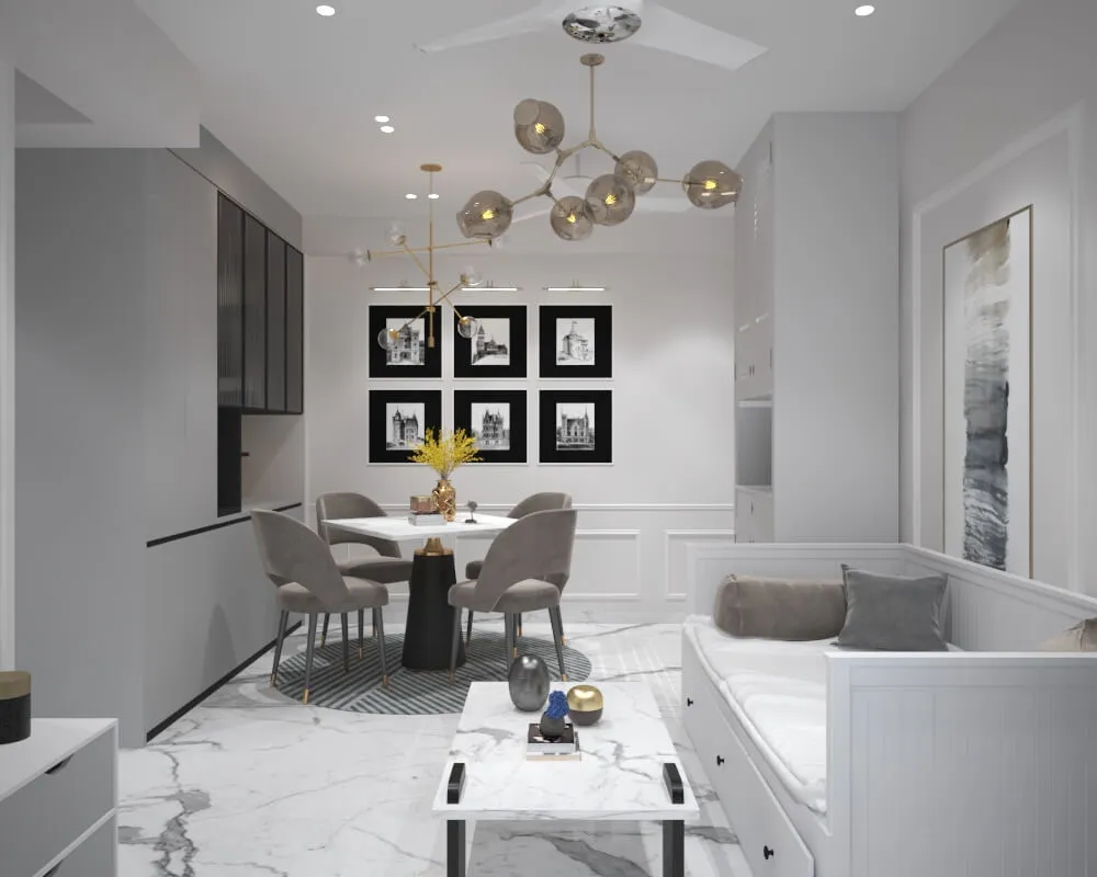 All-White Urban Home gallery 3