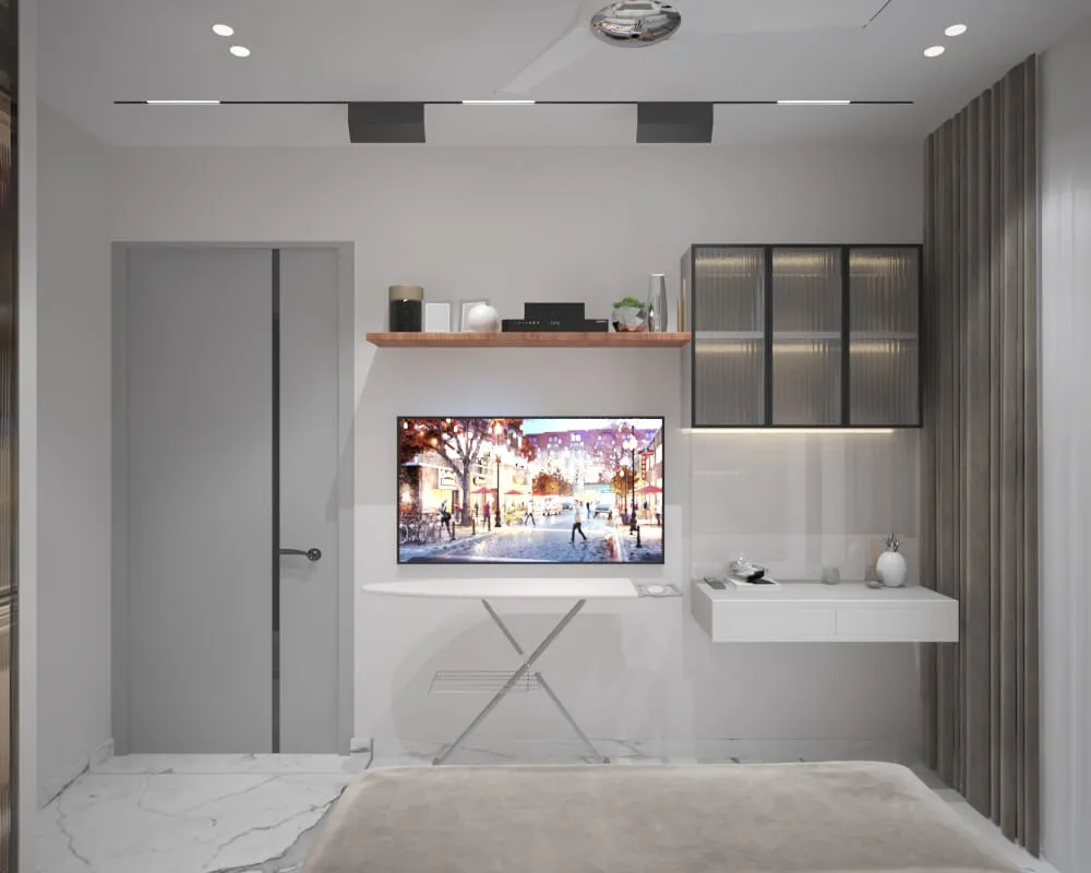 All-White Urban Home gallery 5