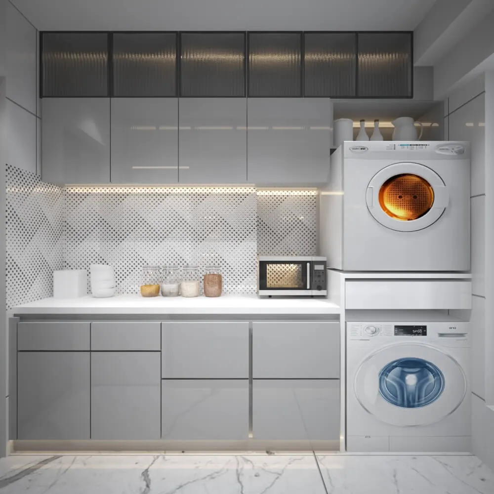 All-White Urban Home gallery 6