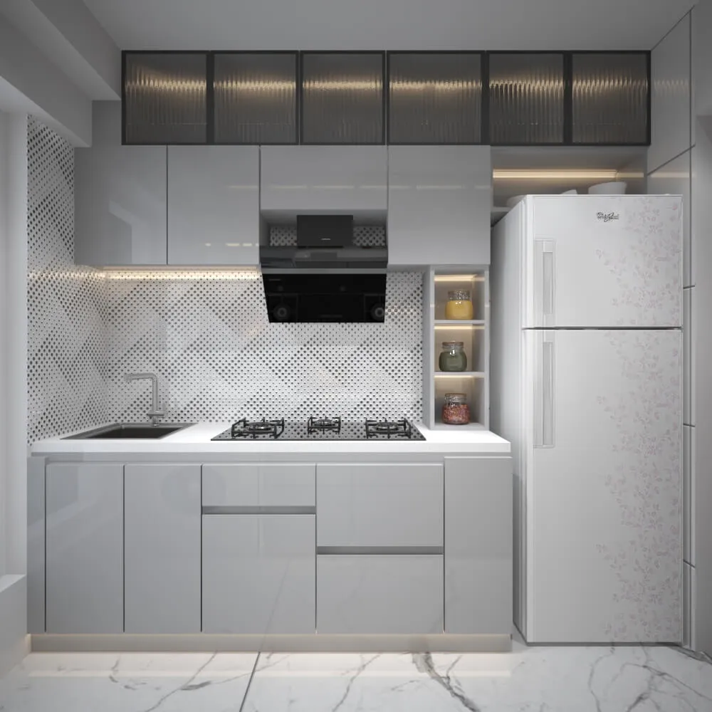 All-White Urban Home gallery 7